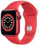 Apple Watch 6 Koperta 44mm Czerwona z Aluminium z Paskiem sportowym Czerwonym (M00M3WBA)