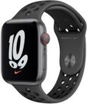 Apple Watch Nike SE Cellular Koperta 44mm Gwiezdna Szarość z Aluminium z Paskiem sportowym Czarnym (MKT73WB/A)