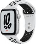 Apple Watch Nike SE GPS 40mm aluminium, srebrny , platyna czarny pasek sportowy (MKQ23WBA)
