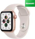 Apple Watch SE Cellular Koperta 40mm Złota z Aluminium z Paskiem sportowym Księżycowa Poświata (MKQX3WBA)