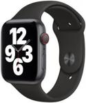 Apple Watch SE Cellular Koperta 44mm Gwiezdna Szarość z Aluminium z Paskiem sportowym Czarnym (MYF02WBA)