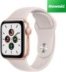 Apple Watch SE Koperta 40mm Złota z Aluminium Z Paskiem Sportowym Księżycowa Poświata (MKQ03WBA)