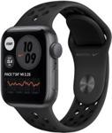 Apple Watch SE Nike Koperta 40mm Gwiezdna Szarość z Aluminium z Paskiem sportowym Czarnym (MYYF2WBA)