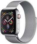 Apple Watch Series 4 Cellular 40mm Srebrny ze Srebrną bransoletą mediolańską (MTVK2WBA)