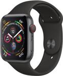 Apple Watch Series 4 GPS + Cellular 44mm Space Grey Aluminium Case with Black Sport Band (MTVU2WBA)