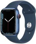 Apple Watch Series 7 Cellular Koperta 45 mm z aluminium w kolorze niebieskim z paskiem sportowym w kolorze niebieskim (MKJT3WB/A)