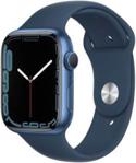 Apple Watch Series 7 Koperta 45 mm z aluminium w kolorze niebieskim z paskiem sportowym w kolorze niebieskim (MKN83WB/A)