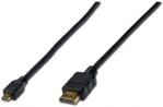 ASSMANN Kabel HDMI Micro Highspeed Ethernet V1.4 3D D/A M/M 1m (AK-330109-010-S)