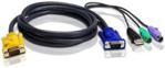 ATEN KVM CABLE 3IN1 SPHD HDB15-SVGA, USB, PS/2, PS/2 - 1.2M (2L-5301UP)