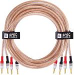 AUDA Premium Bass Kabel głośnikowy 2x4 OFC wtyki banankowe 3m KPL