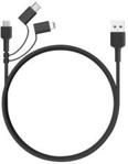 AUKEY Kabel USB - USB-C - Micro USB - Lightning 1,2m