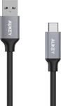 Aukey USB-C 1m Czarny (CBCD2)