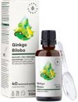 Aura Herbals Ginkgo Biloba ekstrakt Miłorząb Japoński 50:1 45mg płyn 50 ml