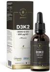 Aura Herbals Witamina D3K2 2000 PREMIUM Vegan MenaQ7 krople 50ml