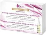 AVA Home Spa Serum z kwasem hialuronowym i witaminą PP 5 ampułek po 3ml