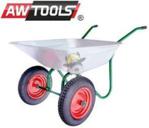 Awtools. Taczka Ogrodowa 100L Dwa Koła Felgi Metalowe