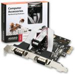 Axago - PCEA-S2 PCI-Express adapter 2x serial port + LP