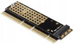 Axagon Pcem2-1U, Adapter Wewnętrzny Pcie X16/X8/X4 - M.2 Nvme M-Key Slot, 1U (Pcem21U)