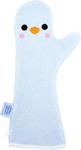 Baby Shower Glove Rękawiczka antypoślizgowa pod prysznic Pingwin niebieska