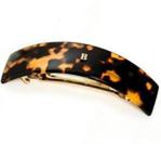 BALMAIN HAIR BARRETTE POUR CHEVEUX LARGE TORTOISE SHELL