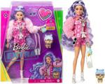 Barbie Extra Moda Lalka Różowy komplet/Fioletowe włosy (GRN27/GXF08)