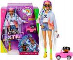 Barbie Extra Moda Lalka Tęczowe warkoczyki GRN29