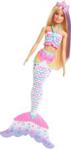 Barbie Lalka DREAMTOPIA SYRENKA KOLOROWA MAGIA + FLAMASTRY CRAYOLA GCG67