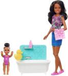 Barbie Lalka SKIPPER BABYSITTERS OPIEKUNKA DZIECIĘCA + DZIECKO + AKCESORIA FHY97 FXH06