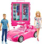 Barbie Zestaw Szafa + Kabriolet + Lalka Barbie i Ken GVK05