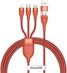 BASEUS 3W1 KABEL USB / USB TYP C - USB TYP C / LIGHTNING / MICRO USB 1,2 M (CA2T307)