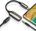 Baseus Adapter audio L60S USB-C do Mini Jack 3.5mm i USB-C 2A (CATL60S0A)