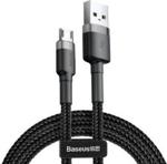 BASEUS BASEUS CAFULE MICRO-USB CABLE 300CM GREY/BLACK (6953156296374)