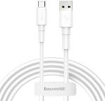 BASEUS BASEUS MINI WHITE TYPE-C CABLE 100CM WHITE (6953156296763)