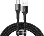 Baseus Halo Kabel Usb-C Z Diodą Led 2A 2M 40W Czarny