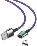 Baseus Kabel magnetyczny Zinc Micro-USB 2.4A 100cm fioletowy (02126)