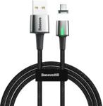 Baseus Kabel magnetyczny Zinc USB-C 2A 200cm czarny (02122)