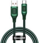 BASEUS KABEL PRZEWÓD USB - USB TYP C DO SZYBKIEGO ŁADOWANIA QUICK CHARGE, POWER DELIVERY 5 A 1 M ZIELONY (CATSS-A06) (64565UNIW)