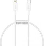 Baseus Kabel Superior Usb-C Do Lightning 20W 0,25M, Biały (6953156205291)