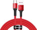 Baseus Kabel USB-C z podświetleniem LED Halo do Huawei SuperCharge 5A 2m 40W czerwony (CATGHH09)