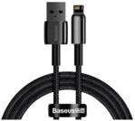Baseus Kabel USB - Lightning Tungsten Gold 1m Czarny (CALWJ01)