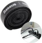 Baseus Rainbow Circle Velcro Straps 1m czarny (ACMGT-E01)