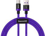 BASEUS Super Charge USB-C 2m fioletowy (CATZH-B05)