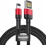 Baseus Usb Calklf G91 Usb 2.0 Lightning 1M Czarno Czerwony (calklfg91)