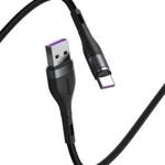 BASEUS ZINC MAGNETYCZNY KABEL USB - USB TYP C 1 M CZARNO-SZARY (CATXC-NG1)