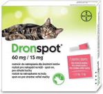 Bayer Dronspot preparat na odrobaczanie dla średnich kotów 60mg/15mg