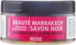 Beauté Marrakech Savon Noir Moroccan Black Soap Naturalne Marokańskie Czarne mydło Róża 100 g