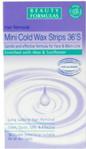 Beauty Formulas plastry do depilacji Mini Cold Wax 36 sztuk