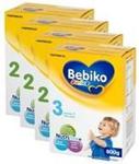 Bebiko 2 Nutriflor Plus 3X800G + Bebiko Junior 3 Nutriflor Plus 800G