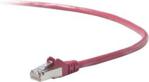 Belkin patch cord RJ45, osłonka zalewana, kat. 5e UTP, 0.5m czerwony - A3L791b50CM-RDS