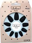 BELLEZZA NAILS TIPSY PAZNOKCIE SZTUCZNE MATT - 12SZT. - NMS33